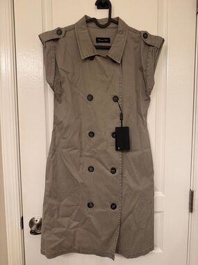 Massimo Dutti Trench Dress Size 6 NWT